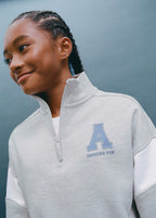 Amazing Light Grey Marl Sweatshirt - Girl