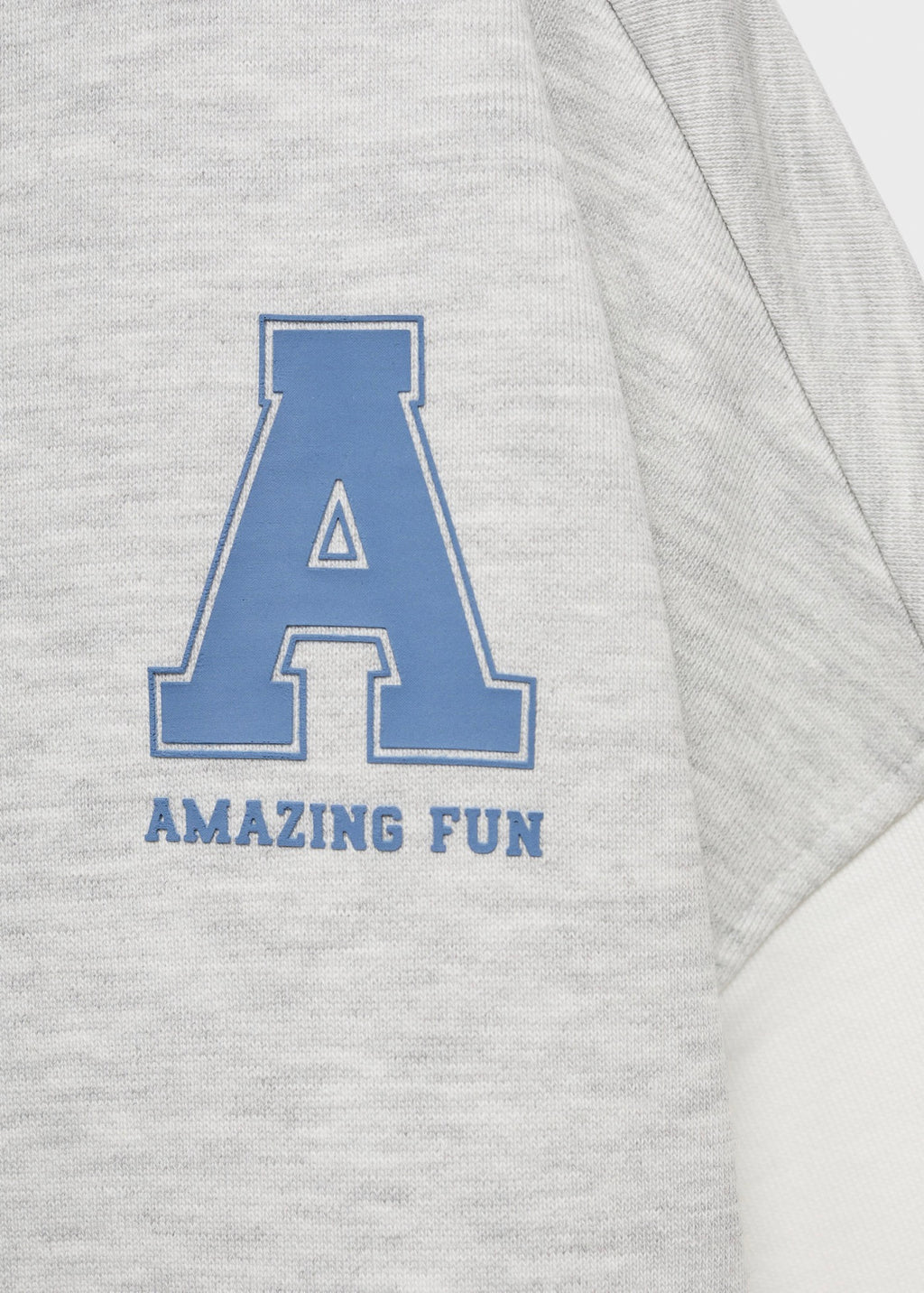 Amazing Light Grey Marl Sweatshirt - Girl
