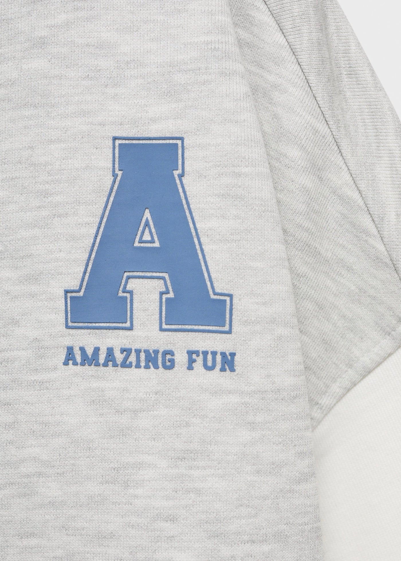 Amazing Light Grey Marl Sweatshirt - Girl