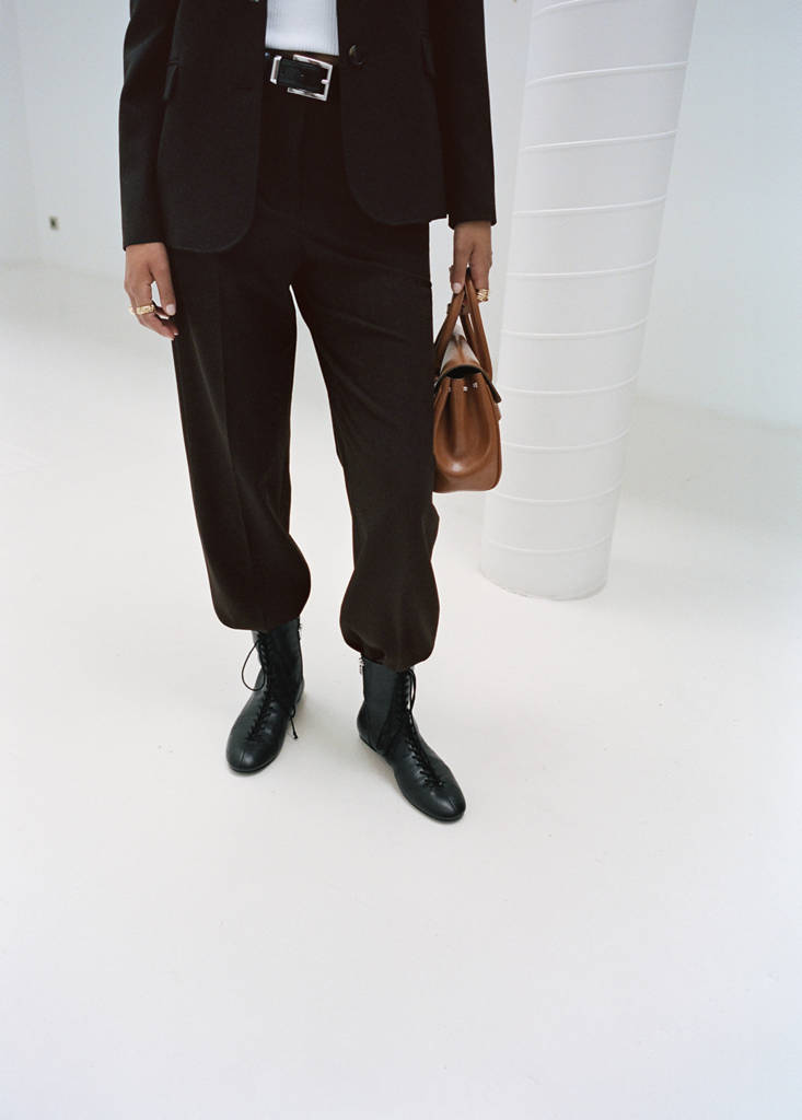 Bottines Cuir Lacets