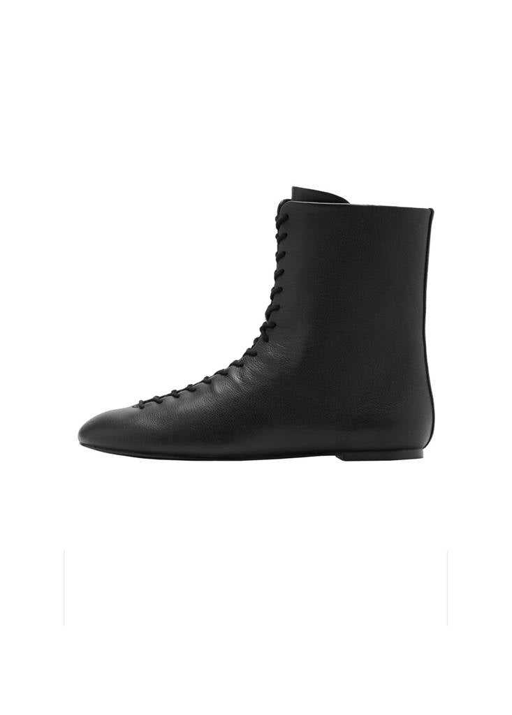 Bottines Cuir Lacets