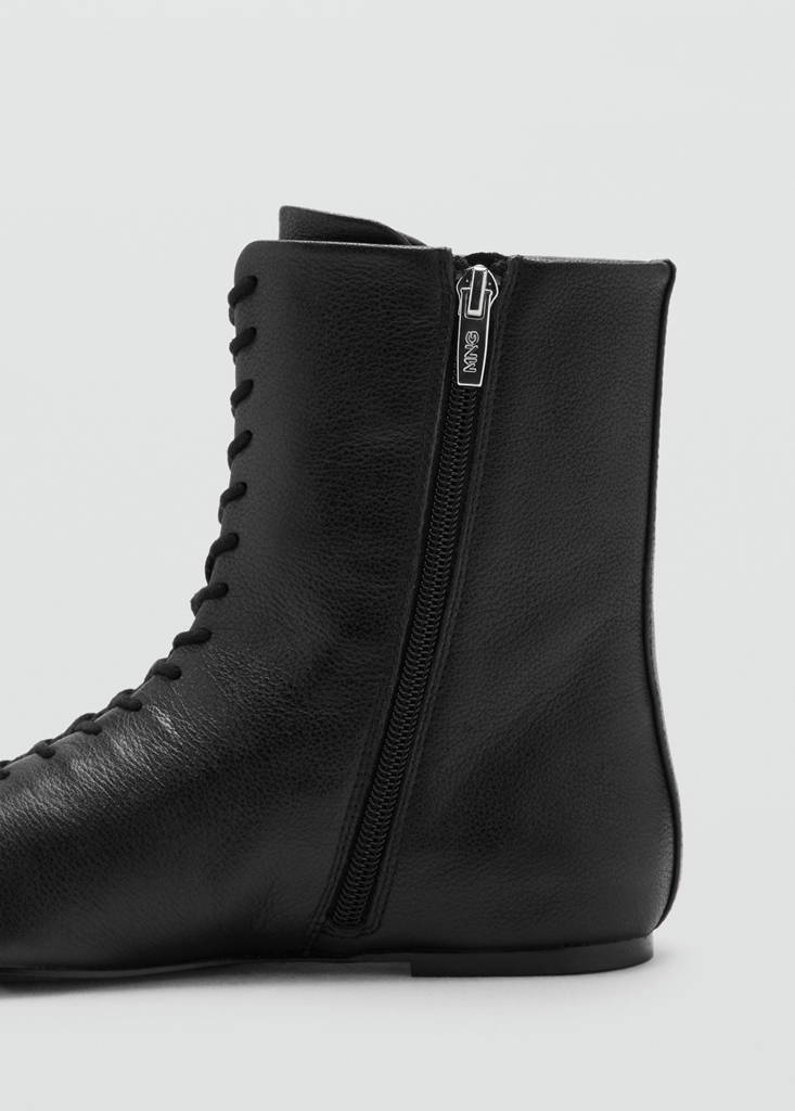 Bottines Cuir Lacets