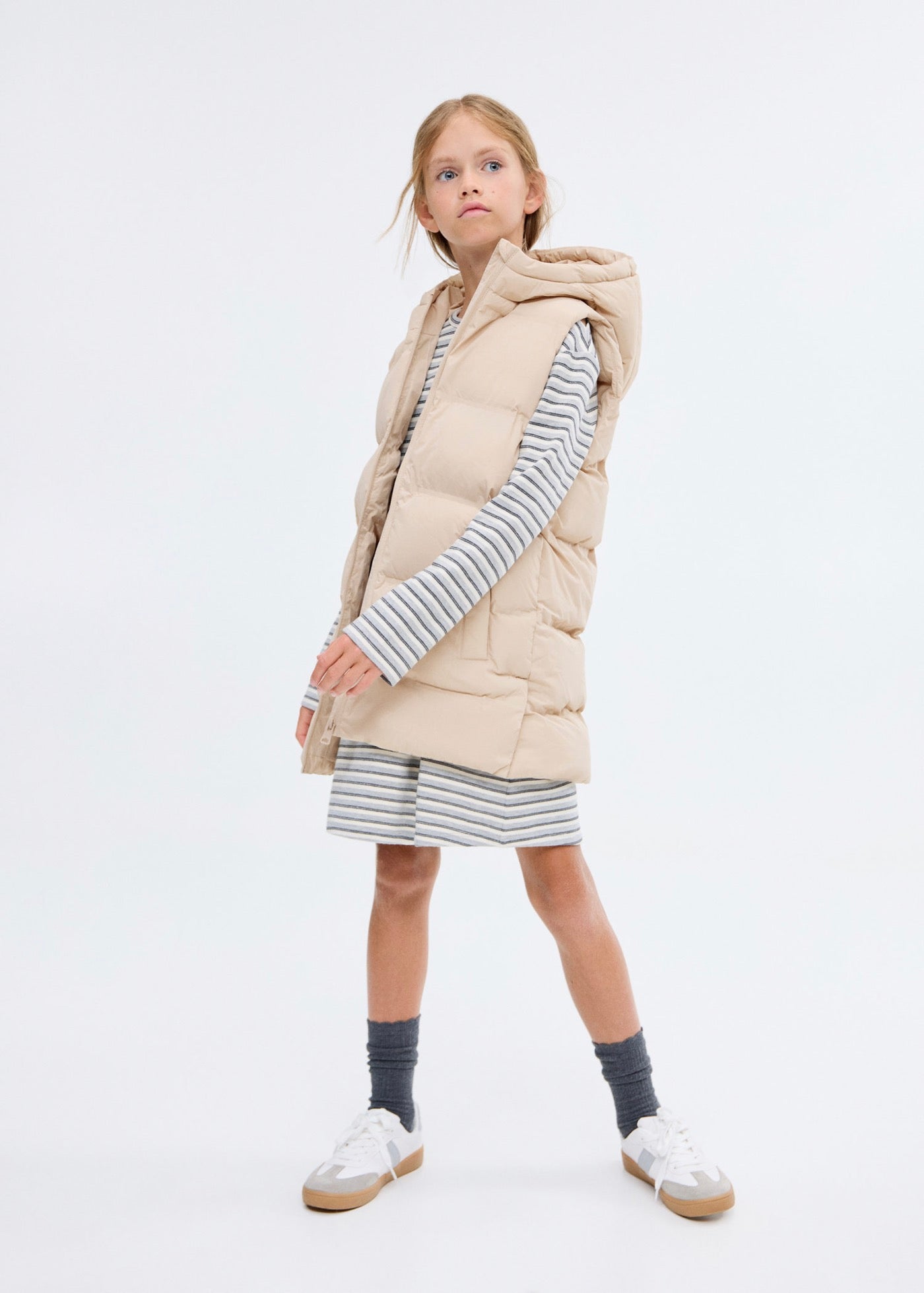 Val Grey Dress - Girl