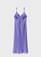 Robe Satinée Pois