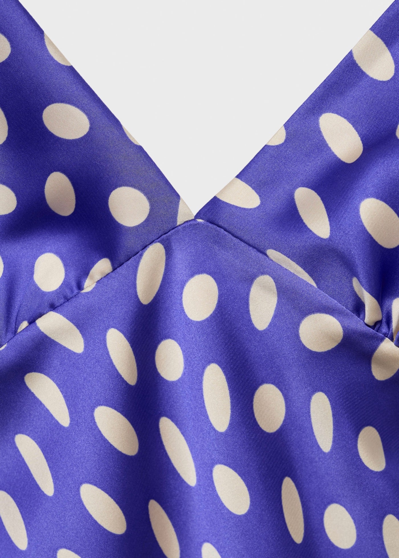 Robe Satinée Pois