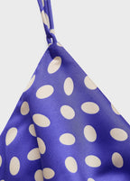 Robe Satinée Pois