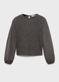 T-Shirt Bumble Gris Anthracite - Fille