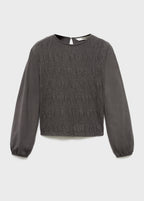 T-Shirt Bumble Gris Anthracite - Fille