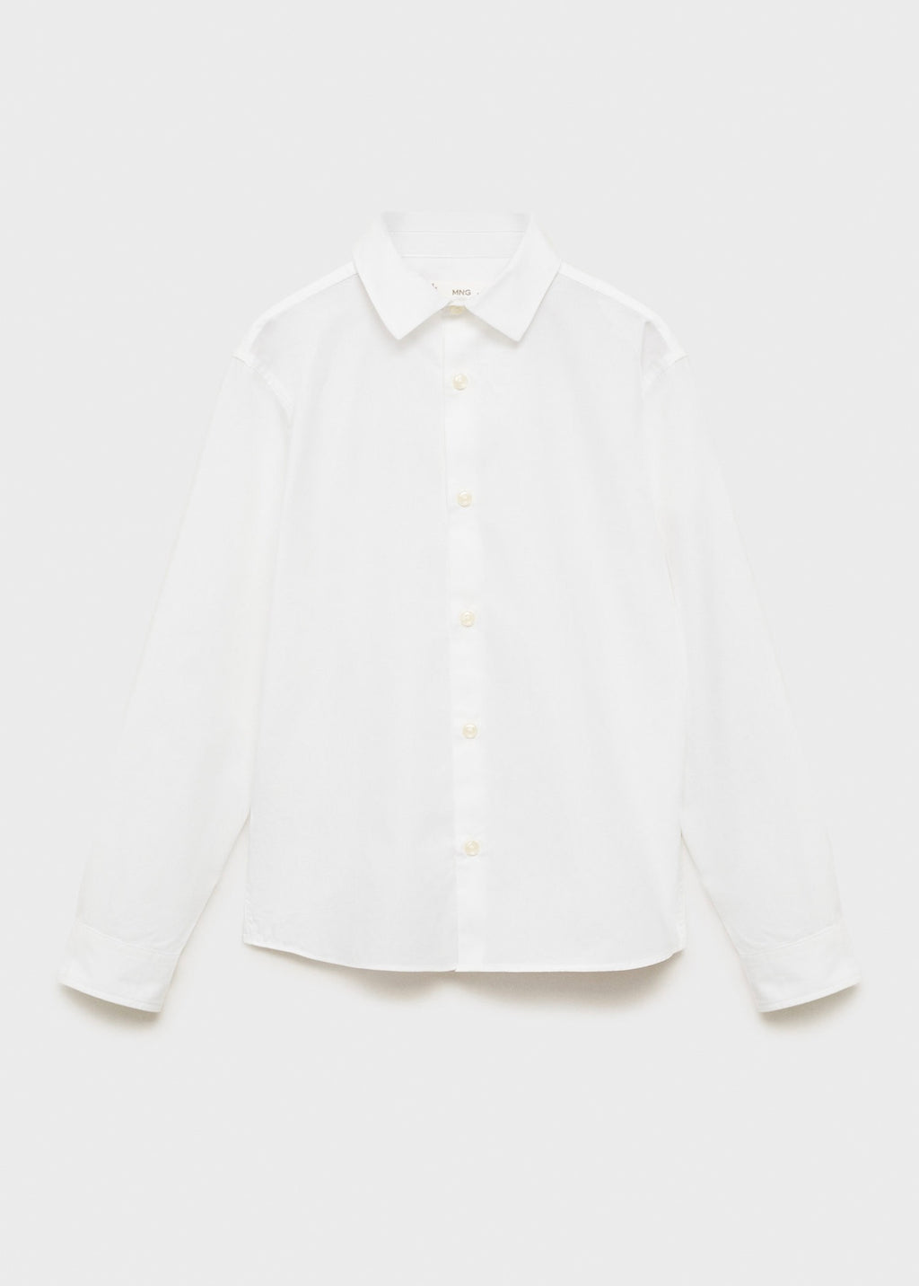 Camisa Popelin Blanco - Niño