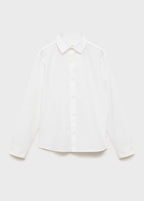Camisa Popelin Blanco - Niño