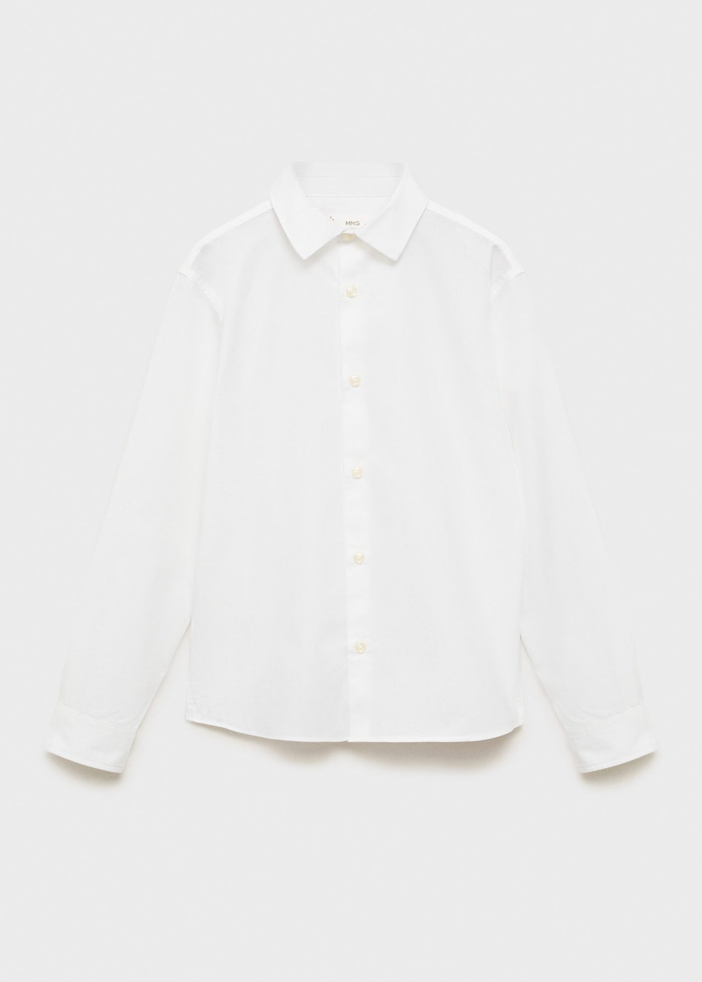 Camisa Popelin Blanco - Niño