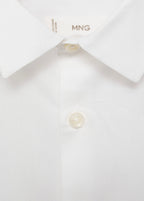 Camisa Popelin Blanco - Niño