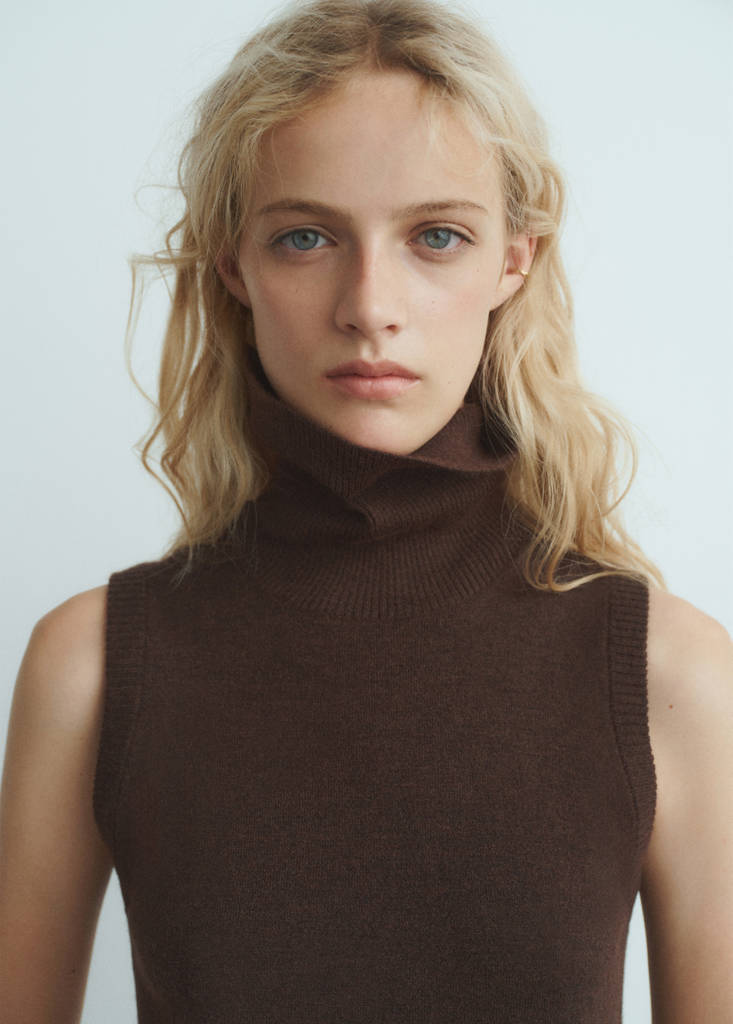 Robe Maille Col Roulé