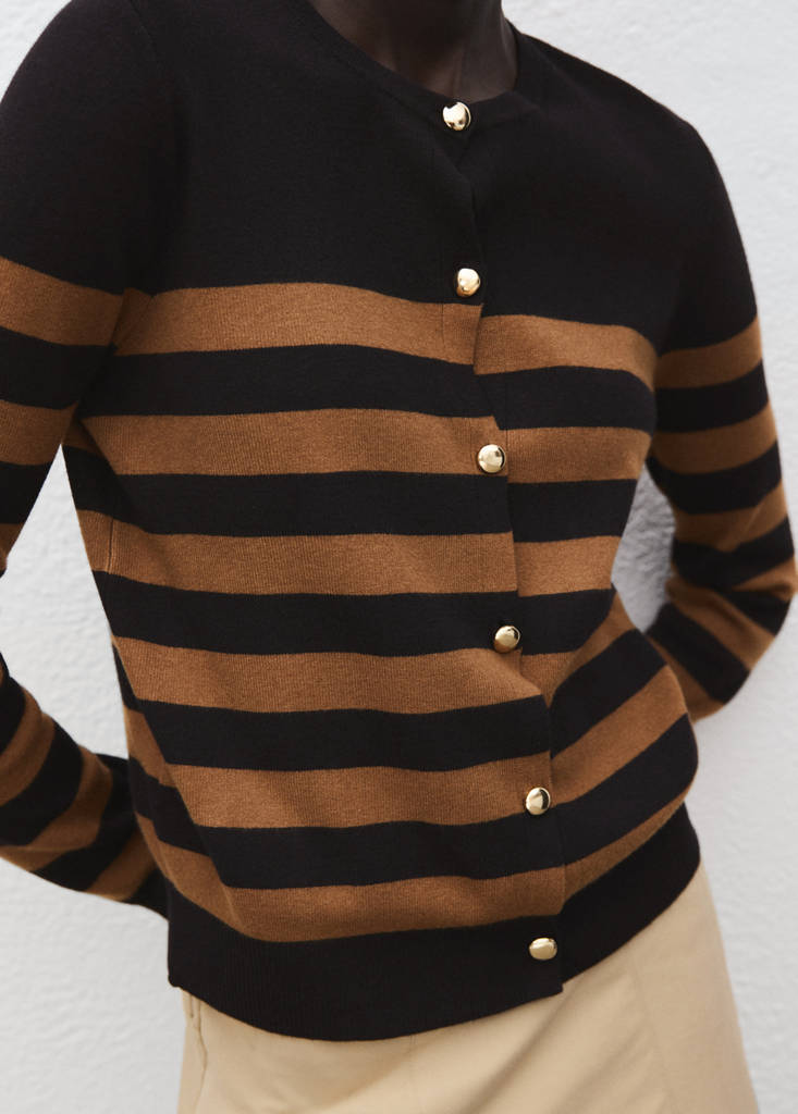 Cardigan Fendu Sur Les Poignets