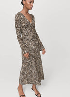 Robe Imprimée Col En V