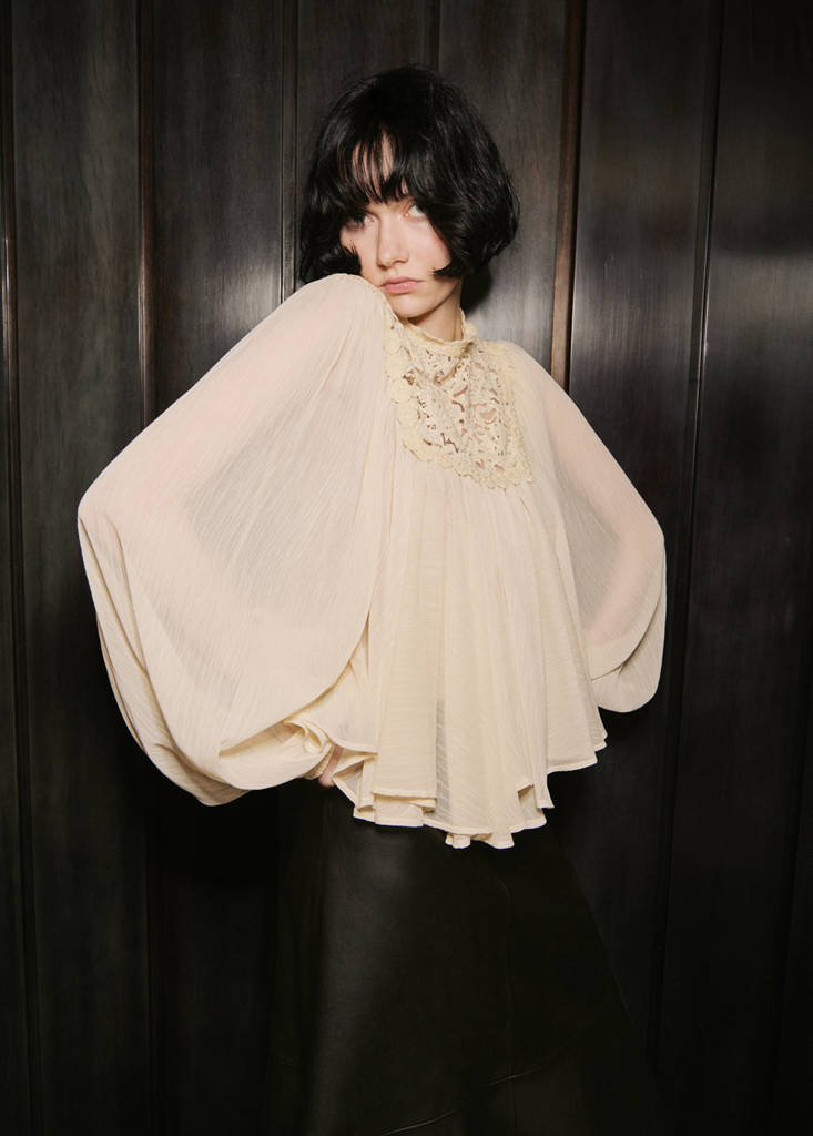 Blouse Combinée Dentelle
