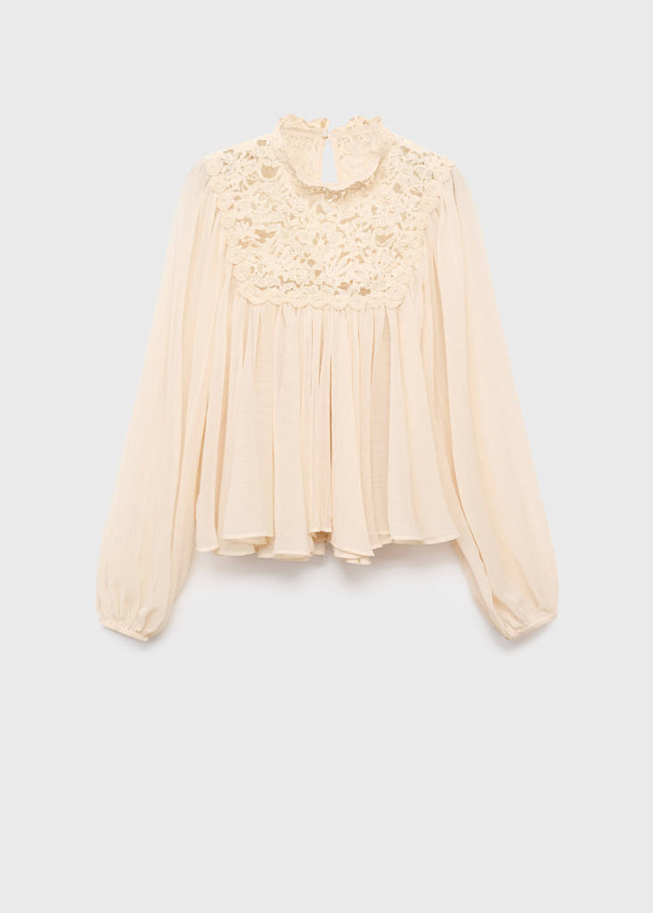 Blouse Combinée Dentelle