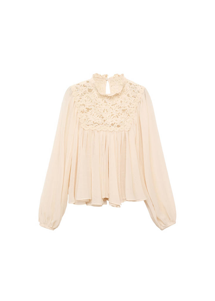 Blouse Combinée Dentelle