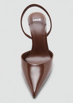Chaussures À Talons Vernies Bout Pointu