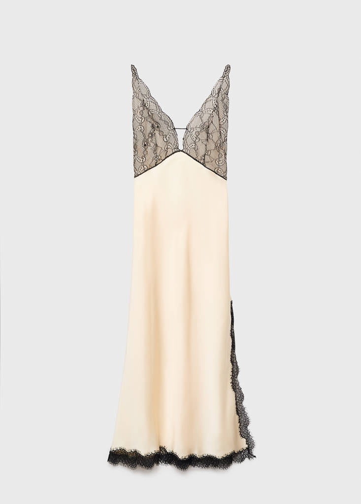 Robe Style Lingerie Satinée