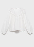 Blouse Cecilia Blanc - Fille