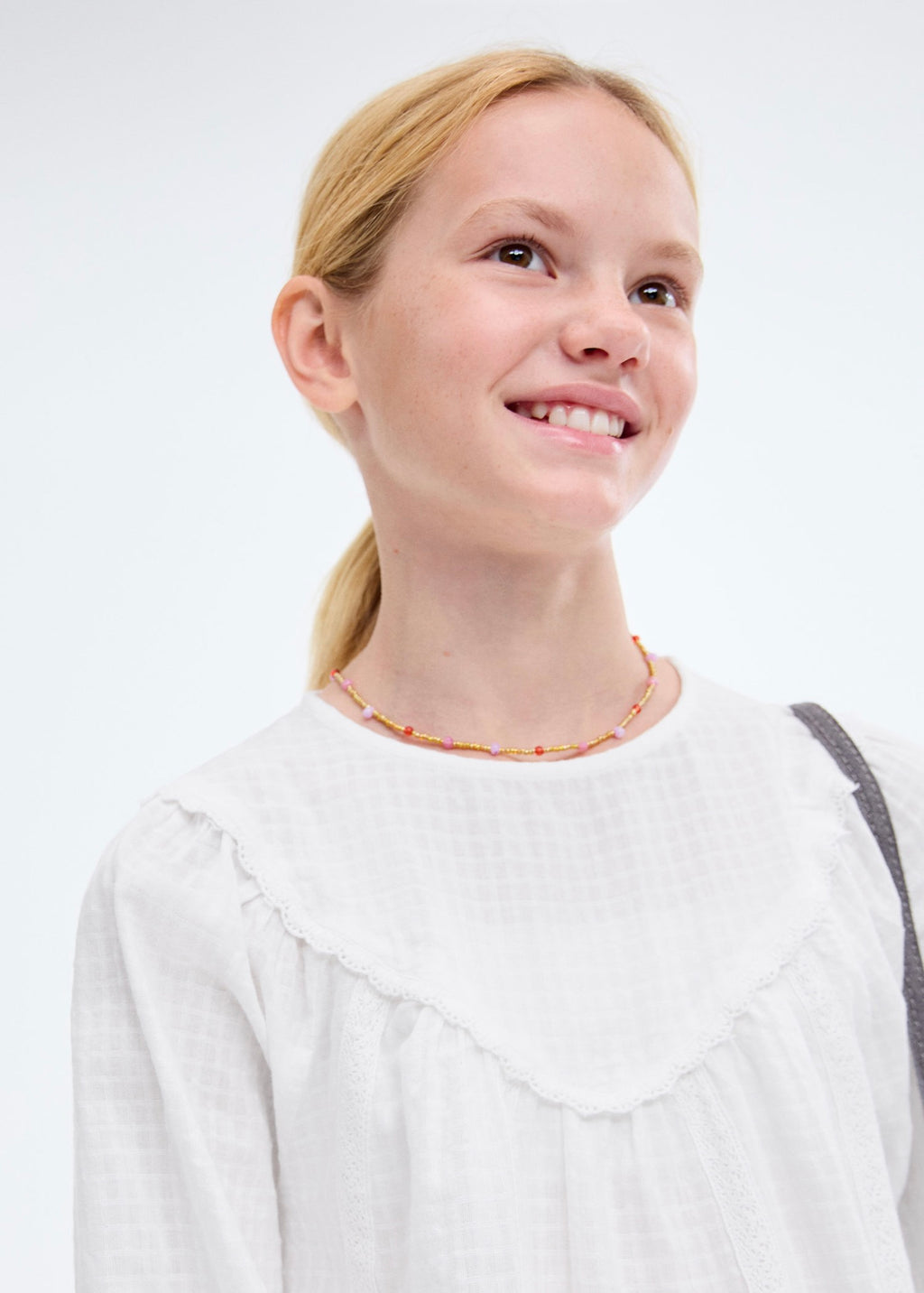Blouse Cecilia Blanc - Fille