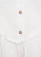 Blouse Cecilia Blanc - Fille