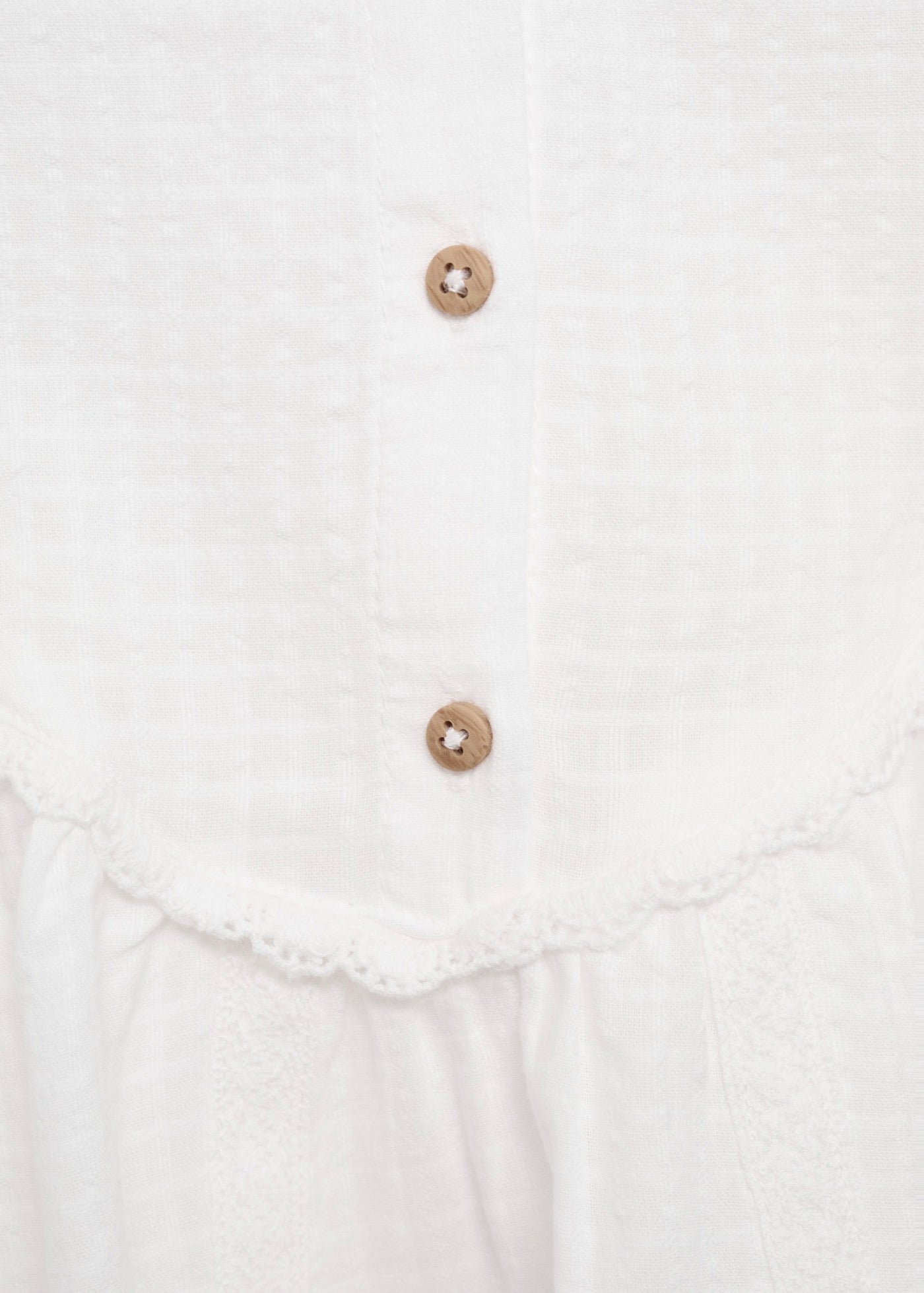 Blouse Cecilia Blanc - Fille