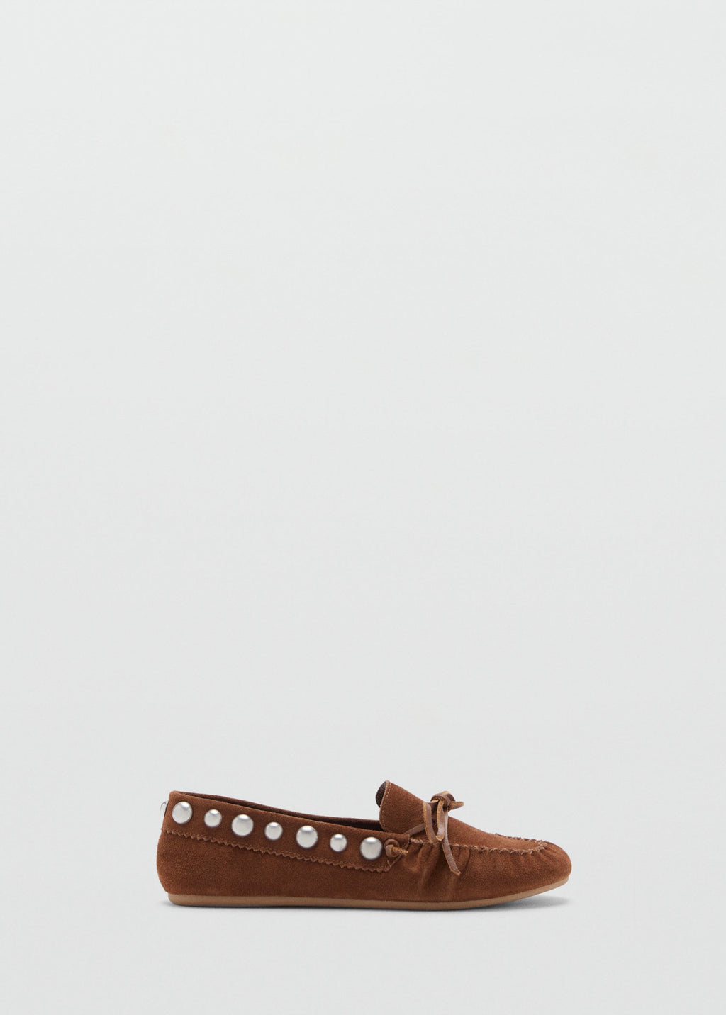 Mocassins En Daim À Clous