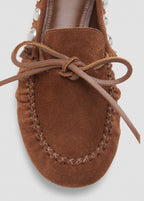 Mocassins En Daim À Clous