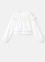 Becca Ecru Blouse - Girl