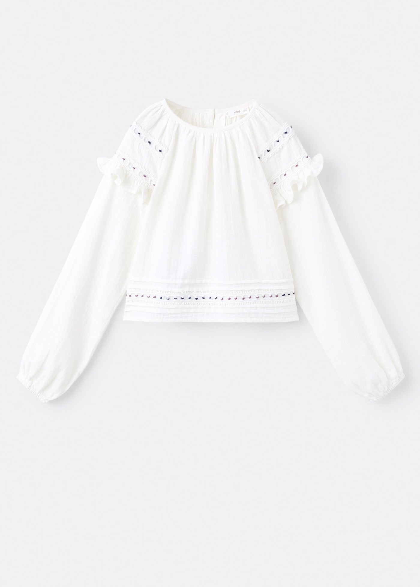 Becca Ecru Blouse - Girl