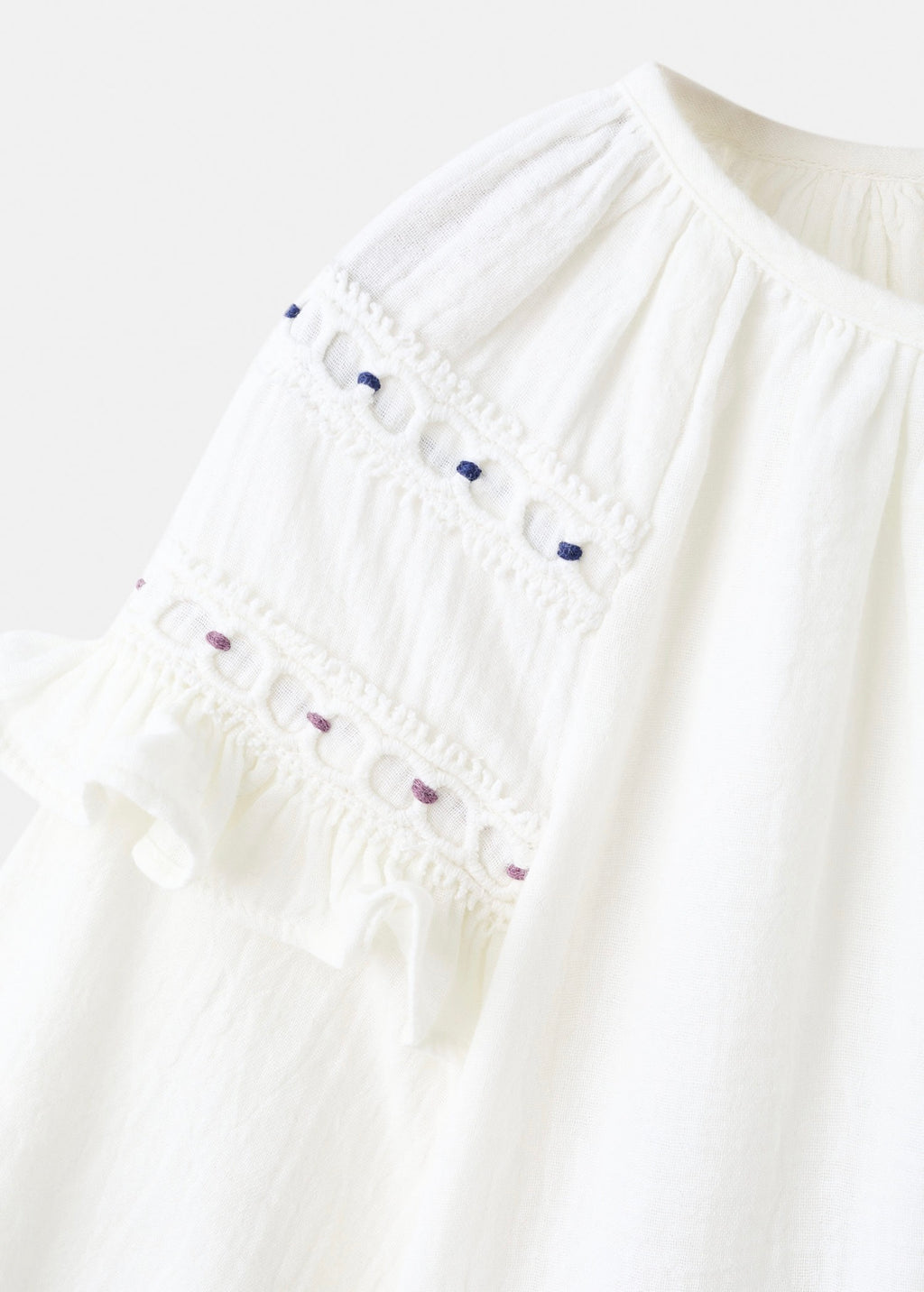 Becca Ecru Blouse - Girl