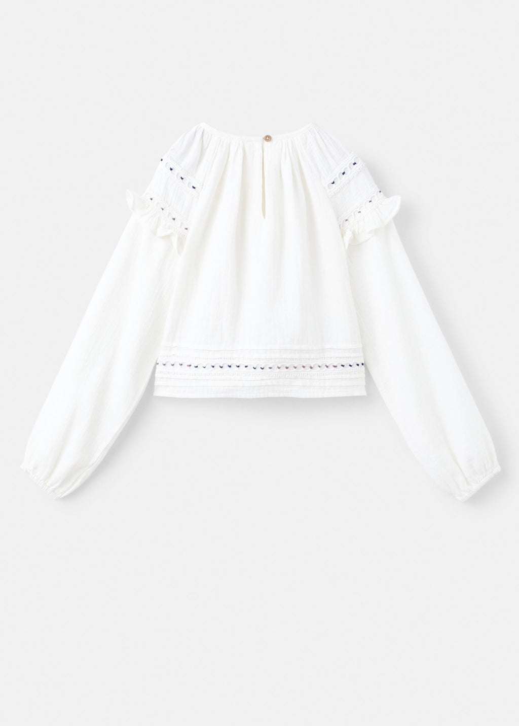 Becca Ecru Blouse - Girl