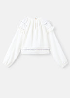 Becca Ecru Blouse - Girl