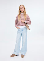 Sweat Camp Rose - Fille