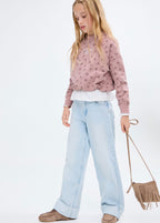 Sweat Camp Rose - Fille