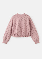 Sweat Camp Rose - Fille