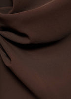Robe Froncée Avec Col Drapé