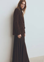 Blazer Droit Daim
