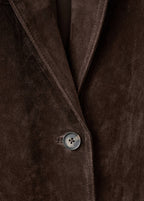 Blazer Droit Daim