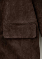 Blazer Droit Daim