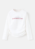 T-Shirt Marsh Blanc Cassé - Fille