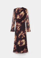 Robe Froncée Tie-Dye