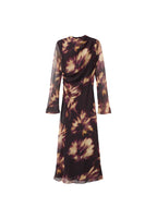 Robe Froncée Tie-Dye