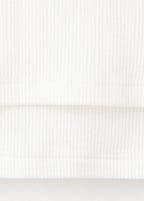 T-Shirt Maille Côtelée Combiné