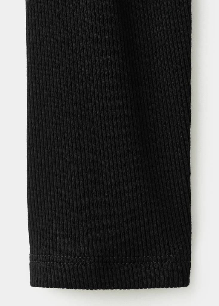 T-Shirt Maille Côtelée Combiné