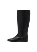 Bottes Cuir Design Combiné