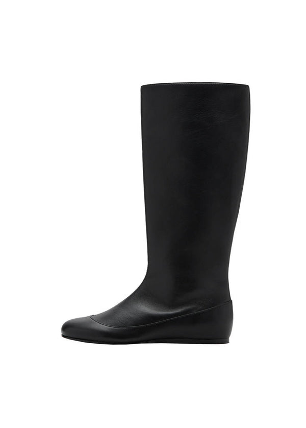 Lederstiefel im kombinierten Design
