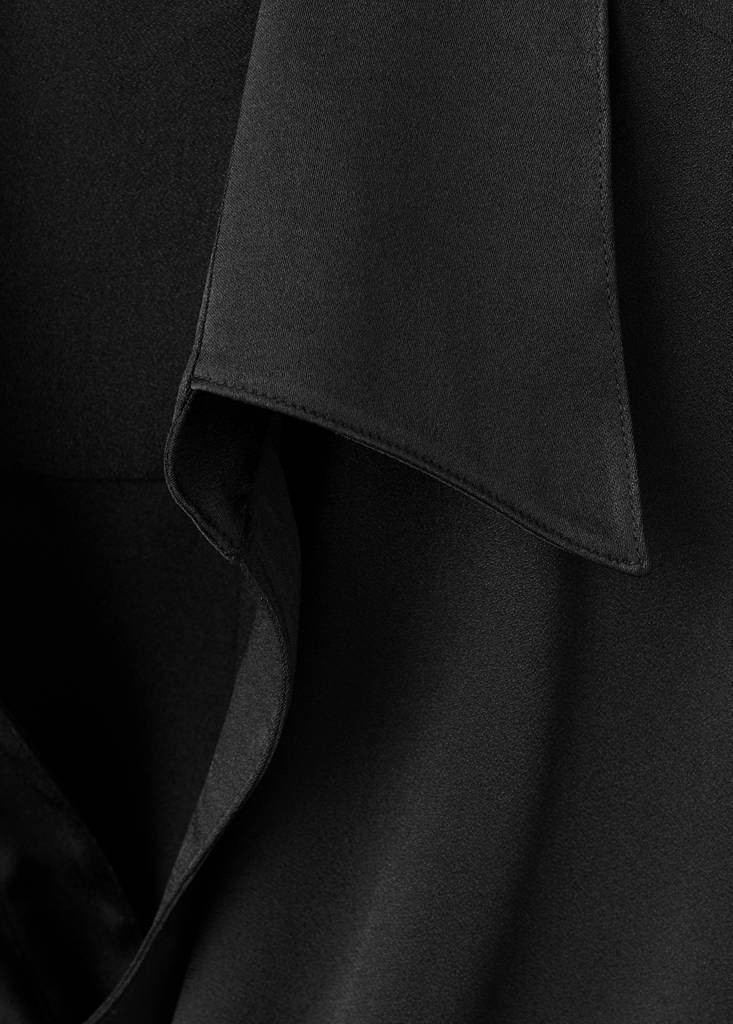 Chemise Satinée Croisée